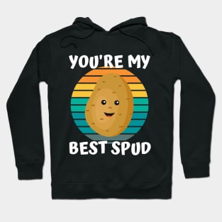 Cute Spud Potato You're My Best Spud Hoodie